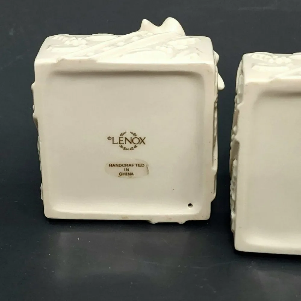 ‎3 Lenox Ivory Candle Holder Tea Light Votive Holidays
